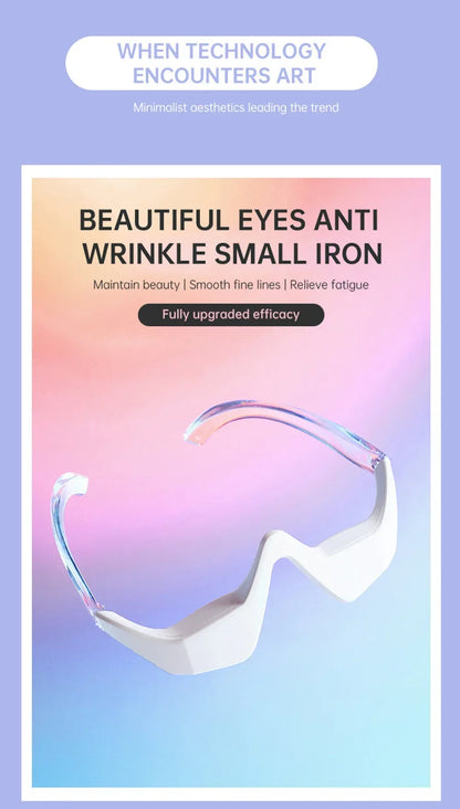 Lunettes de thérapie oculaire EMS – Masseur à lumière rouge et microcourant
