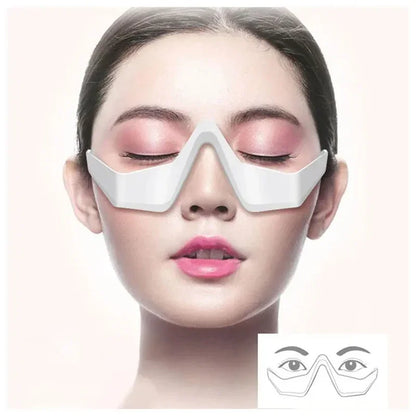 Lunettes de thérapie oculaire EMS – Masseur à lumière rouge et microcourant