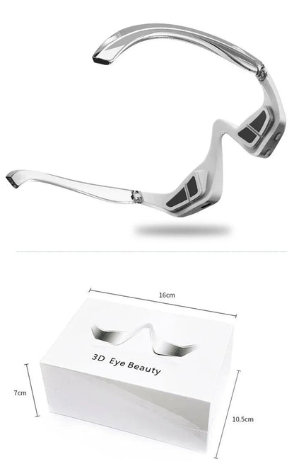 Lunettes de thérapie oculaire EMS – Masseur à lumière rouge et microcourant