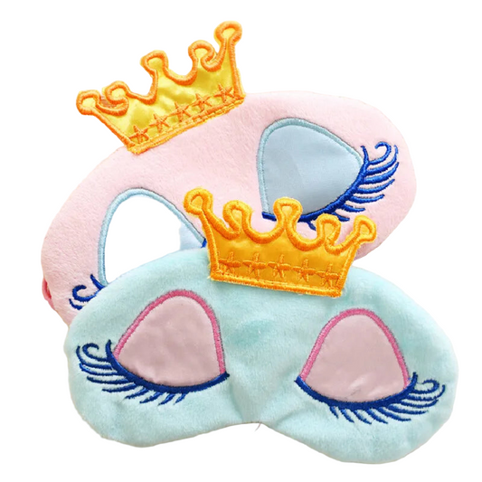 Masque de sommeil dessin animé – Visière rose pour femmes et filles