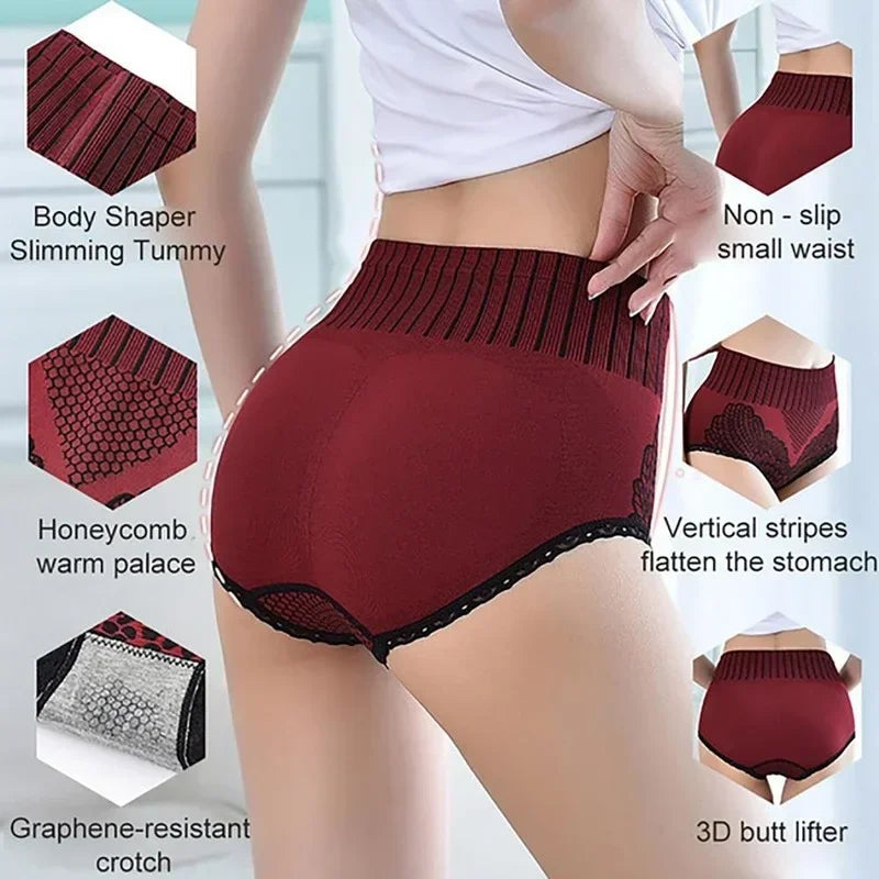 Culotte menstruelle taille haute anti-fuites – Culotte menstruelle sans couture