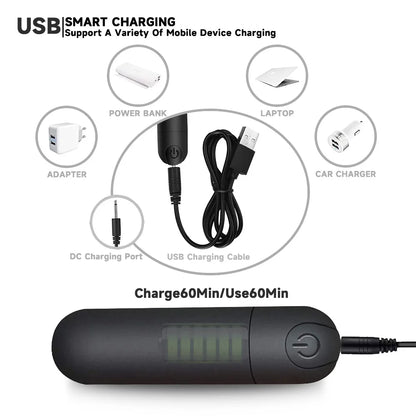 Mini œuf vibrant rechargeable, jouet clitoridien pour point G, stimulateur vaginal, masturbateur, gode, vibrateur, jouets sexuels pour femmes