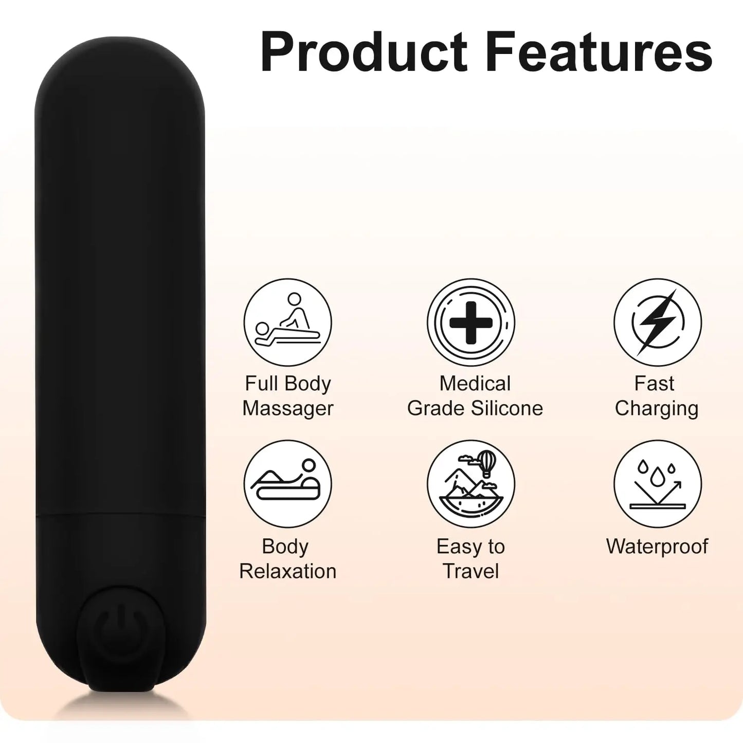 Mini œuf vibrant rechargeable, jouet clitoridien pour point G, stimulateur vaginal, masturbateur, gode, vibrateur, jouets sexuels pour femmes