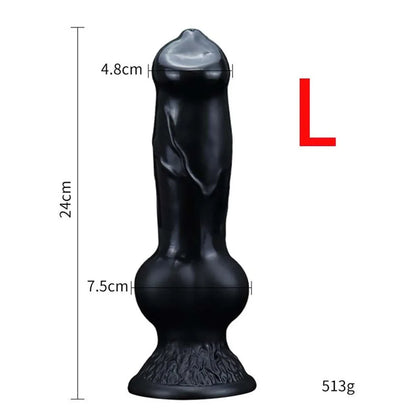 Gode énorme animal/chien, pénis réaliste avec ventouse, gros plug anal, bite géante monstrueuse, fournitures pour adultes pour hommes et femmes