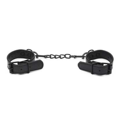 Bracelet manchette bondage en cuir avec boucles, style gothique punk, réglable, pour homme, mode et fête