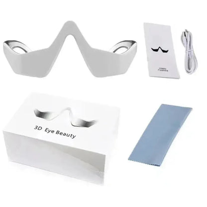 Lunettes de thérapie oculaire EMS – Masseur à lumière rouge et microcourant
