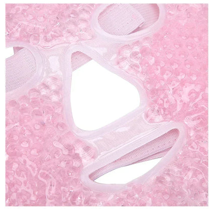 Masque visage et yeux aux perles de gel SPA – Thérapie par le chaud et le froid