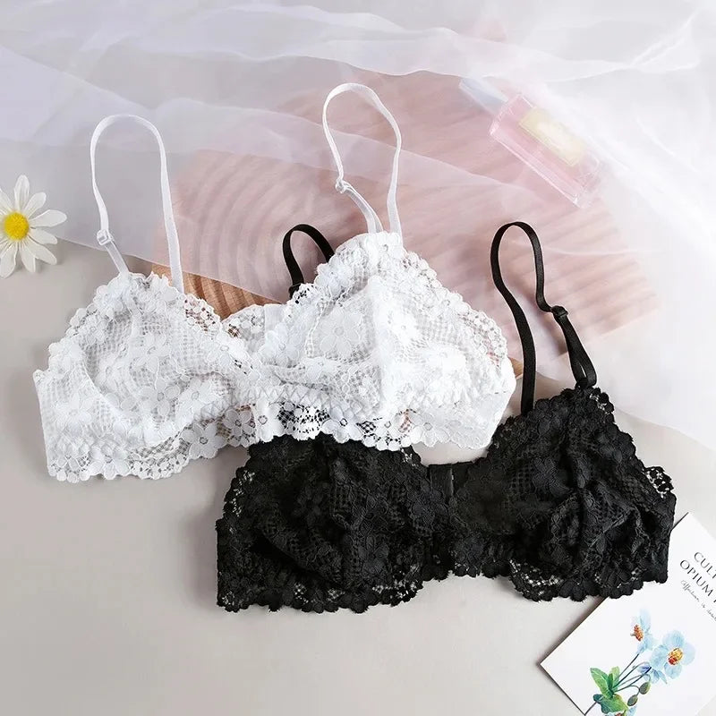 Bralette en dentelle pour femme – Lingerie fine et transparente