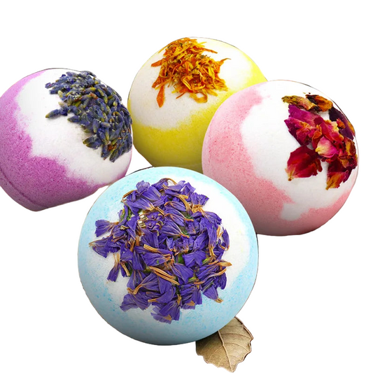 Coffret cadeau de bombes de bain aux huiles essentielles