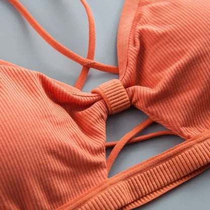 Soutien-gorge push-up sans bretelles en dentelle tournesol pour femme – Bralette push-up sans coutures