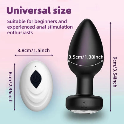 Vibromasseur anal sans fil avec télécommande, plug anal, masseur de prostate, masturbateur vaginal féminin, jouets sexuels pour adultes, femmes et hommes gays