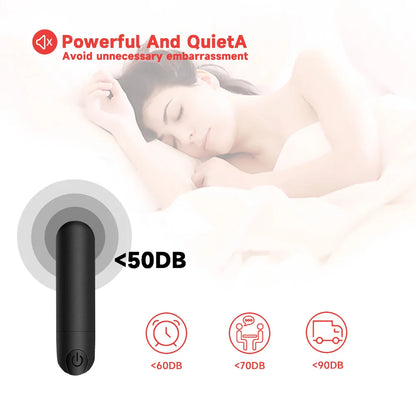 Mini œuf vibrant rechargeable, jouet clitoridien pour point G, stimulateur vaginal, masturbateur, gode, vibrateur, jouets sexuels pour femmes