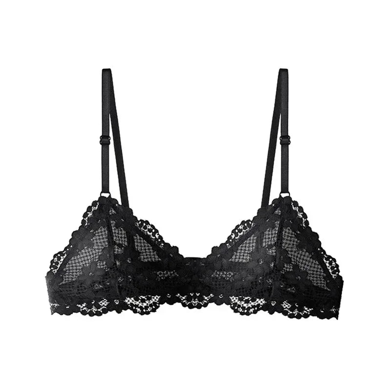 Bralette en dentelle pour femme – Lingerie fine et transparente