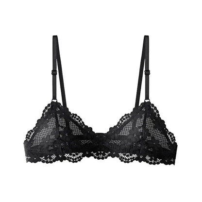 Bralette en dentelle pour femme – Lingerie fine et transparente