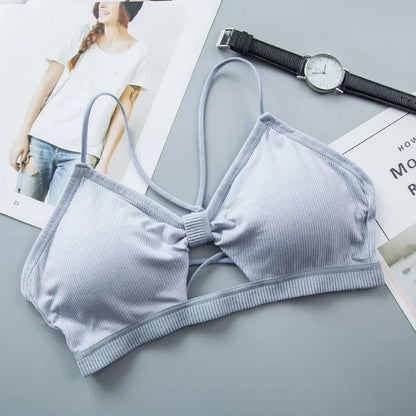 Soutien-gorge push-up sans bretelles en dentelle tournesol pour femme – Bralette push-up sans coutures