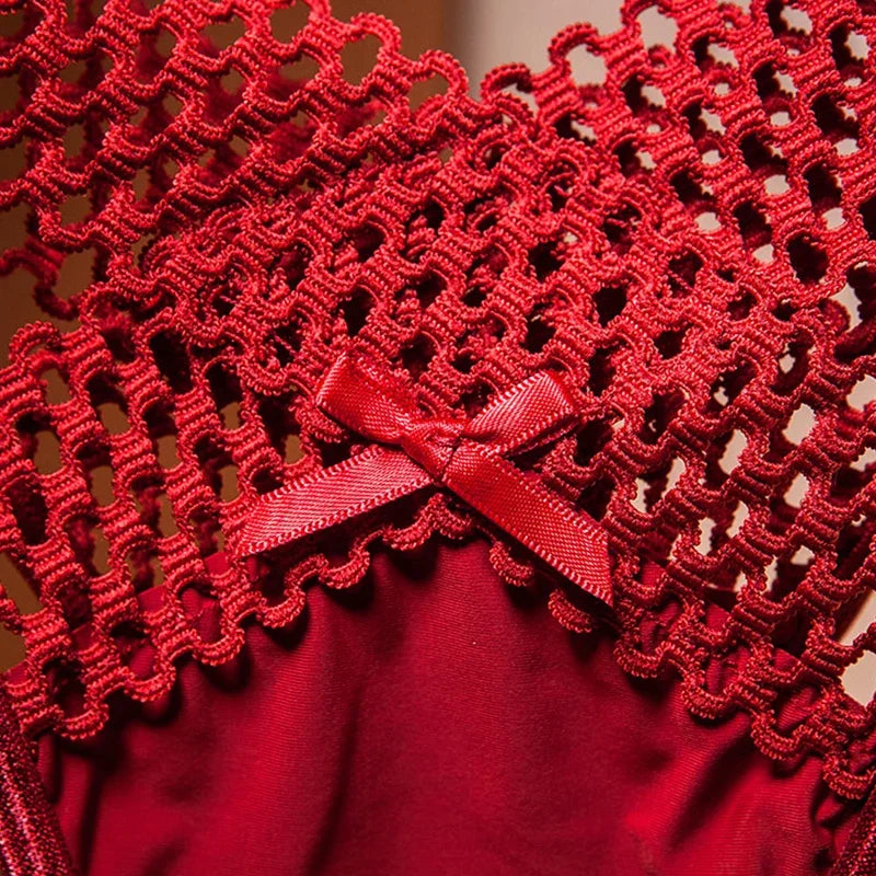 Culotte sexy pour femme, taille basse, ajourée, croisée, lingerie sexy, sous-vêtements confortables, string en soie glacée, tendance