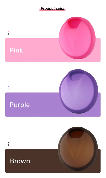 Disque menstruel réutilisable – Coupe menstruelle en silicone souple