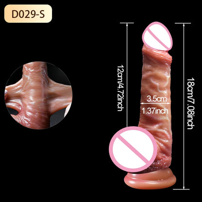 Gode réaliste pour femme, machine à sexe pour prépuce coulissant, masturbateur anal, gode ceinture, gros pénis, jouets sexuels pour adultes, 18 ans
