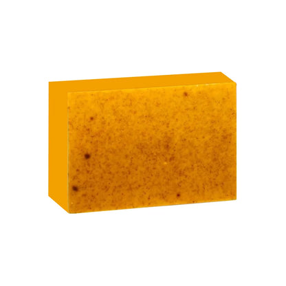 Savon artisanal au curcuma 100 g, savon au citron et à l'acide kojique, savon pour la douche et le visage