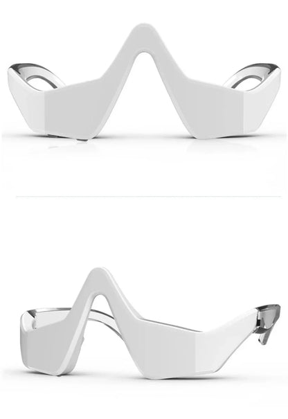 Lunettes de thérapie oculaire EMS – Masseur à lumière rouge et microcourant