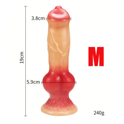 Gode énorme animal/chien, pénis réaliste avec ventouse, gros plug anal, bite géante monstrueuse, fournitures pour adultes pour hommes et femmes