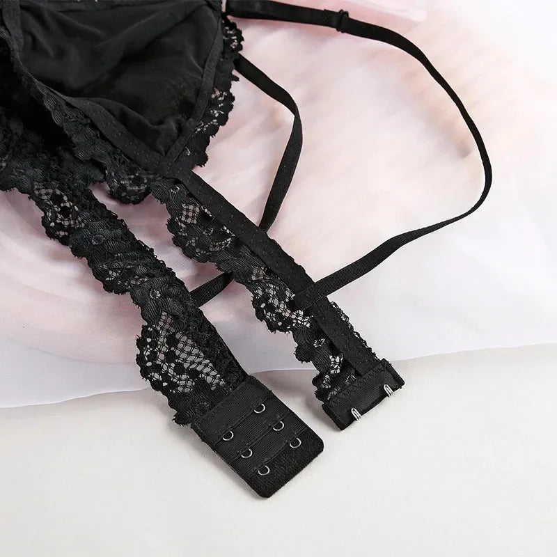 Bralette en dentelle pour femme – Lingerie fine et transparente