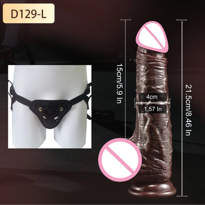 Gode réaliste pour femme, machine à sexe pour prépuce coulissant, masturbateur anal, gode ceinture, gros pénis, jouets sexuels pour adultes, 18 ans