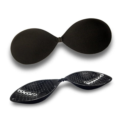 Patch poitrine femme bonnet rond, bouton devant, petit froncement de poitrine pour la faire paraître plus grande, patch mariage fine bretelle de soutien-gorge invisible