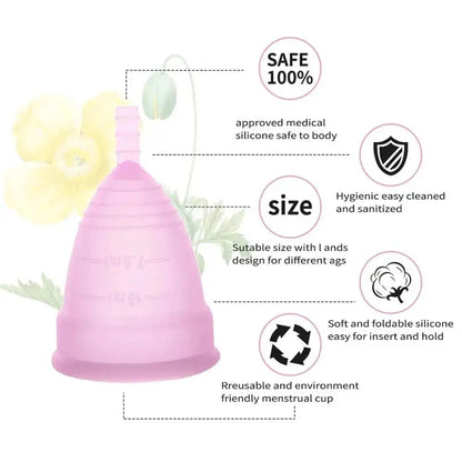 Stérilisateur pour coupe menstruelle – Silicone de qualité médicale